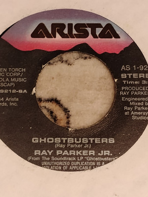 Ray Parker Jr. Ghostbusters 45 RPM 1984 Arista Records VG+ / Exc Play Test