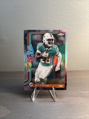 2025 Topps Chrome De'von Achane Future Stars Refactor Miami