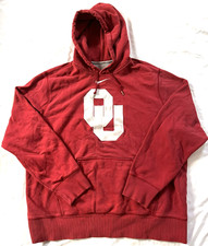 VTG Nike Oklahoma State University Mens XL Sooners Hoodie Pullover Center Swoosh