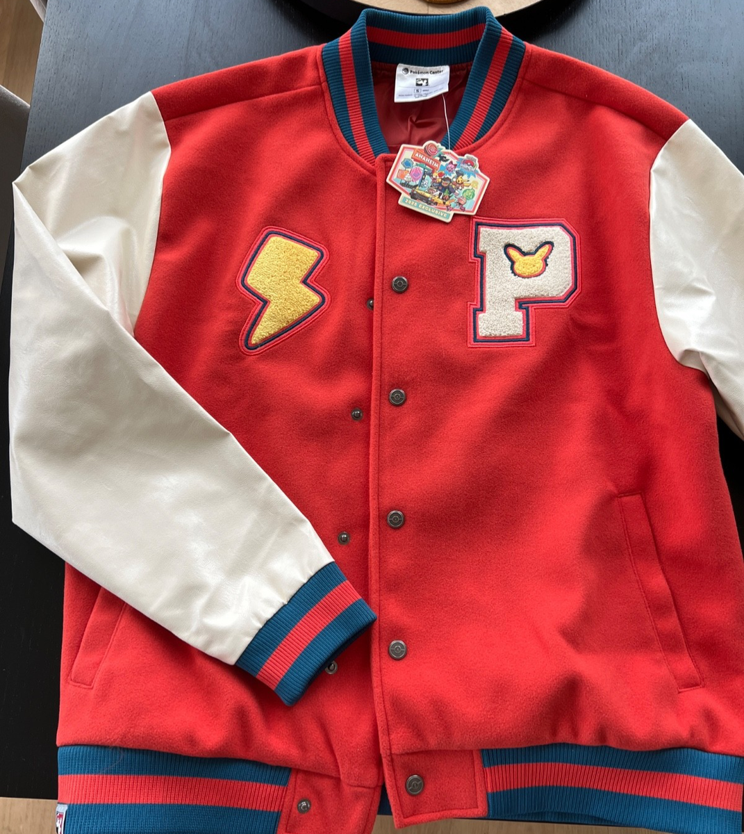 Pokemon 2025 World Championship Anaheim Letterman Jacket ADULT S