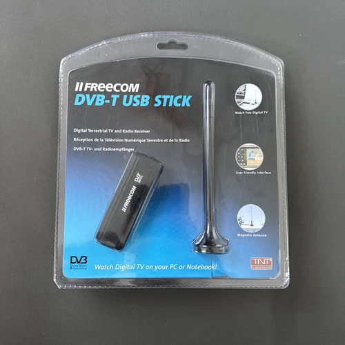 ✨Freecom Digital Freeview DVB-T USB Stick+ Remote TV/Radio On PC Laptop Notebook
