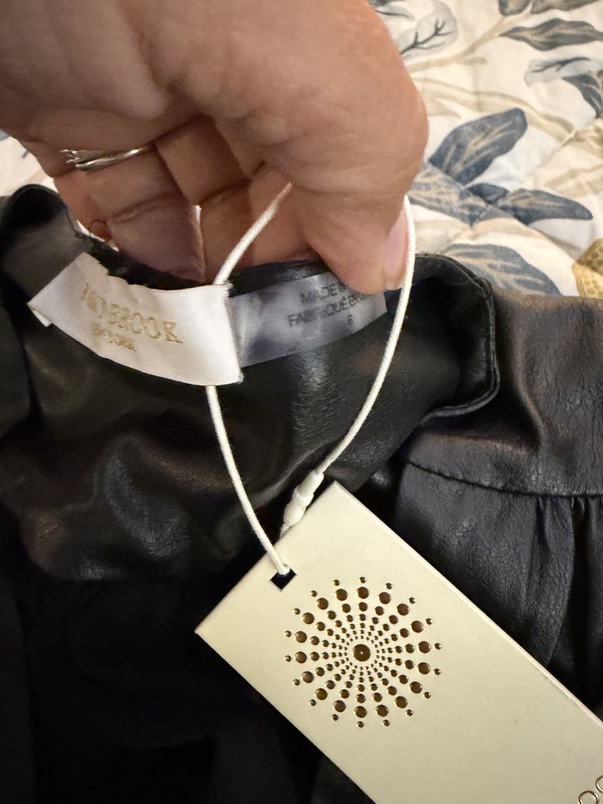 NWT RAMY BROOK Ines Faux Leather Dress thumbnail 8