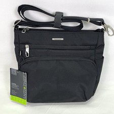 Travelon Anti-Theft Classic North/South Crossbody Bag Black NWT Style 43310