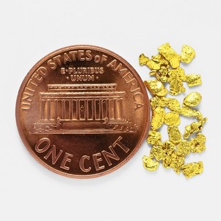 0.4625 Gram Alaska Natural Gold Nuggets (#81301 14) Alaskan Gold Nuggets