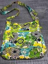 Vera Bradley Limes Up Crossbody Bag Purse Green Spring Summer Boho Hippie Bright