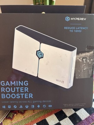 HYPEREV Reduce Lag Gaming Router WiFi 6 Dual Band High Speed Low Latency