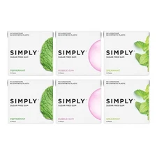 Simply Gum | Dental | Xylitol Chewing Gum- Sugar Free | Variety Pack-... 