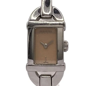 Authentique montre bracelet pour femme GUCCI 6800L 0047838 en argent