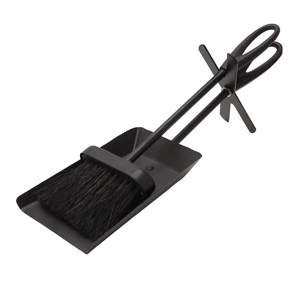 Brosse et pelle à cendres au coin du feu | Ensemble de rangement pour foyer |... - Photo 1/4