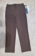 Rachel Zoe Choclate Brown Slim Leg Ankle Pants Sz 4