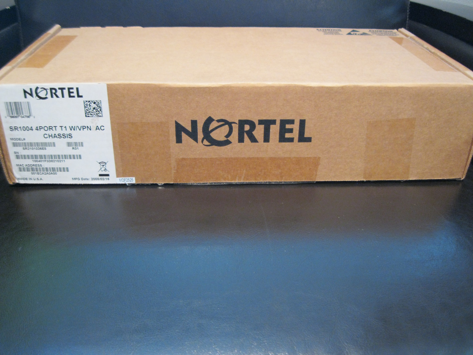 NEW SR2101026E5 Nortel 4 Port T1 w/VPN Secure Router 1004 Tasman SR1004 ...