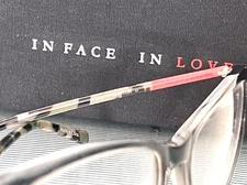 Danish Inface IF9369 6715 Cat Eye Black Frame Glasses $189 NIB #11