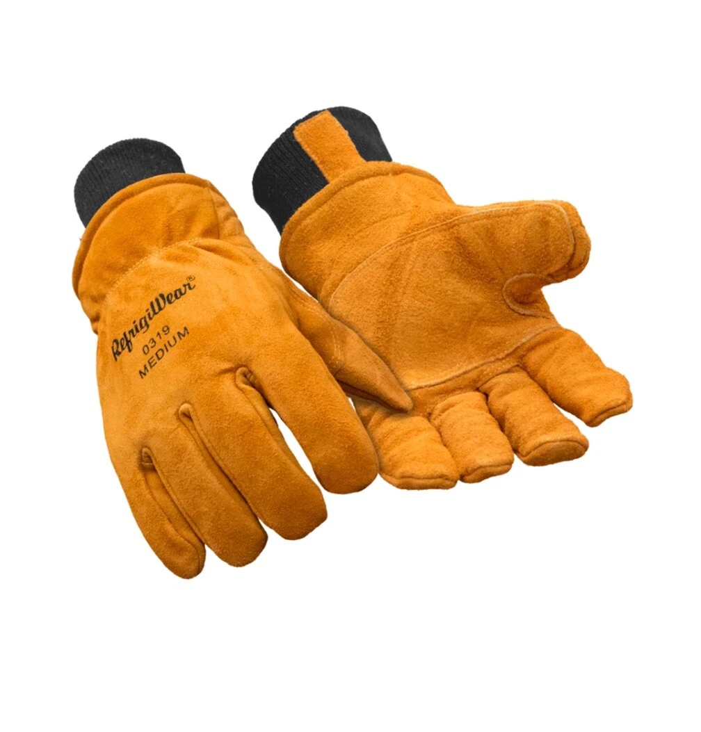 Refrigiwear 0319 XL Cold Protection Gloves Lined Insulated Cowhide Leather (2093