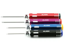 Align Hexagon Screw Driver Set (1.5, 2.0, 2.5, 3.0mm) [AGNHZ024]