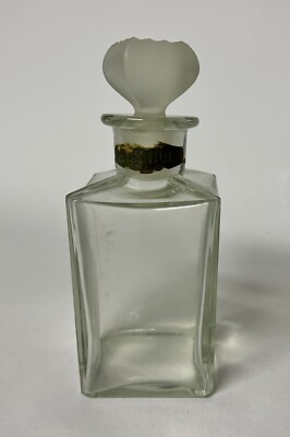 Antique Unique Large 6.5  Ben Hur Perfume Bottle Decanter w/ Original Stopper