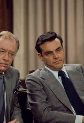 David Lewis Paul Shenar in tv series Owen Marshall Counselor - 1974 Old Photo