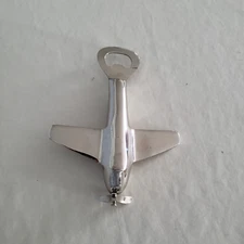VTG Stainless Steel Airplane Bottle Opener With Turning Propeller