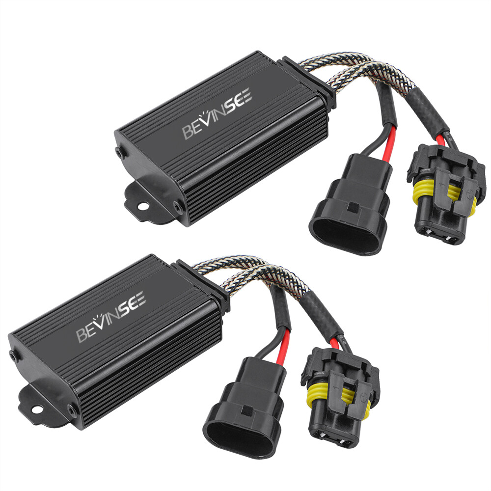 9012 LED Headlight Canbus Anti Flicker Flash Decoder For Ram 1500