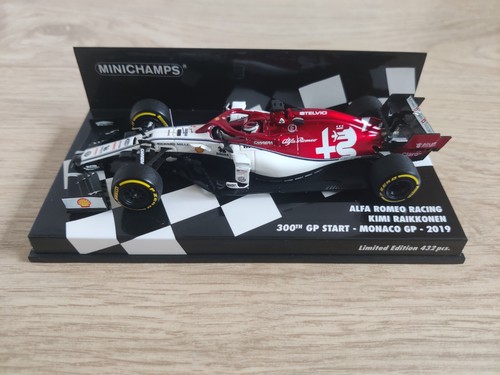 F1 Alfa Romeo C38, Raikkonen, 300th Start - Monaco GP, 432pcs., Minichamps, 1:43