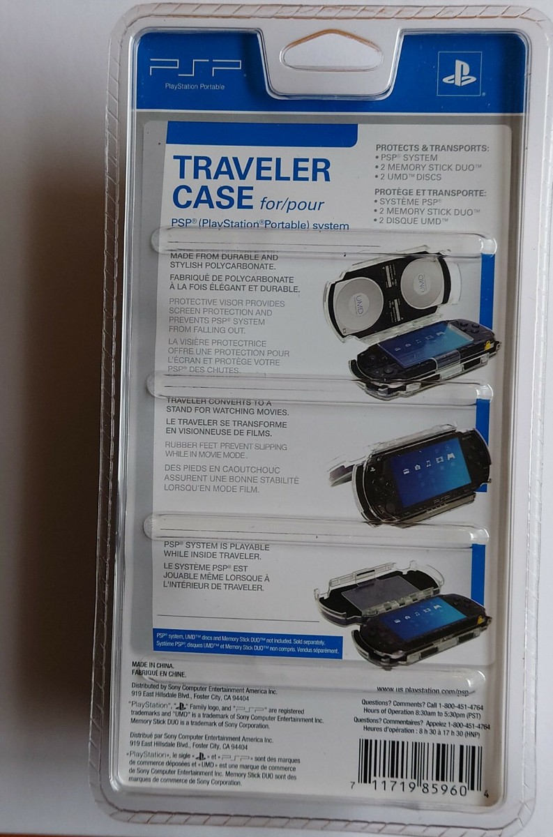 Official Sony PlayStation Portable PSP Hard Shell Traveler
