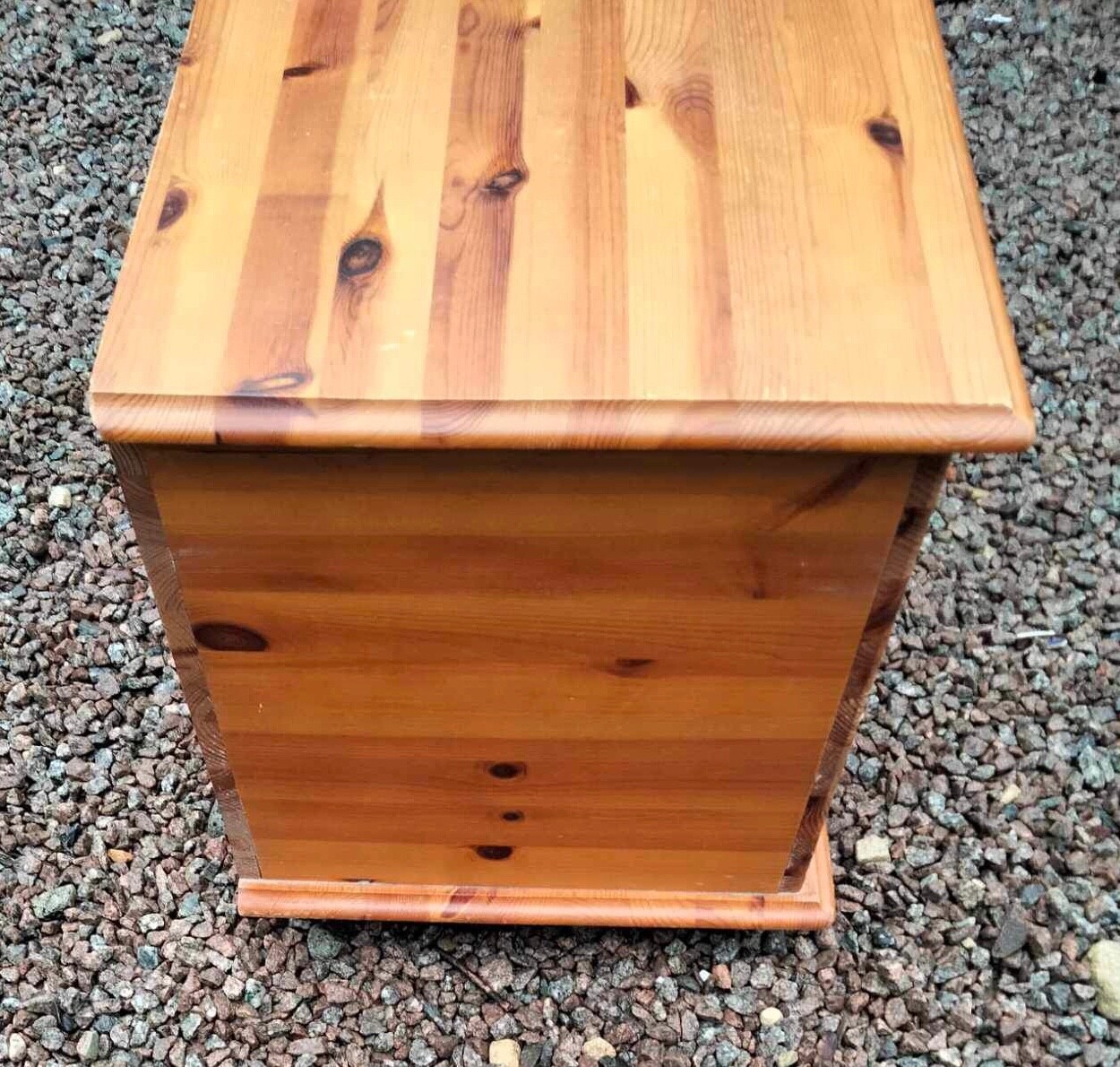 Solid pine blanket / storage box / chest eBay