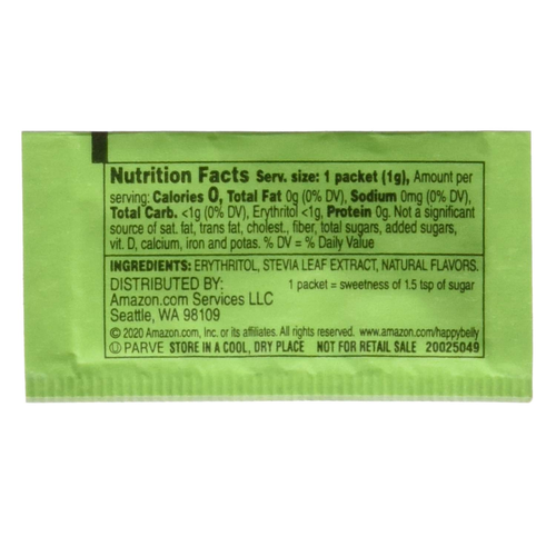 Marca Amazon - , Edulcorante en Polvo de Stevia Cero Calorías, Paquete de 140, 4,93 Onzas (P - Imagen 4 de 12