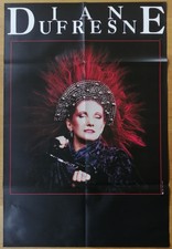 DIANE DUFRESNE affiche concert originale poster '84