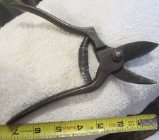 8" WISS 808 PRUNING SNIPS pruner shears,VTG tool,cutter,USA gardening,draw cut