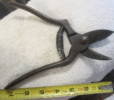 8'' WISS 808 PRUNING SNIPS pruner shears,VTG tool,cutter,USA gardening,draw cut