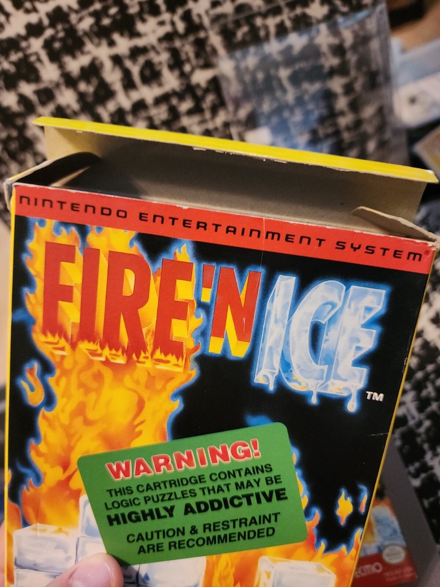 Fire 'N Ice for NES Nintendo Complete In Box Great Shape CIB Fire 'N Ice for NES Nintendo Complete In Box Great Shape CIB