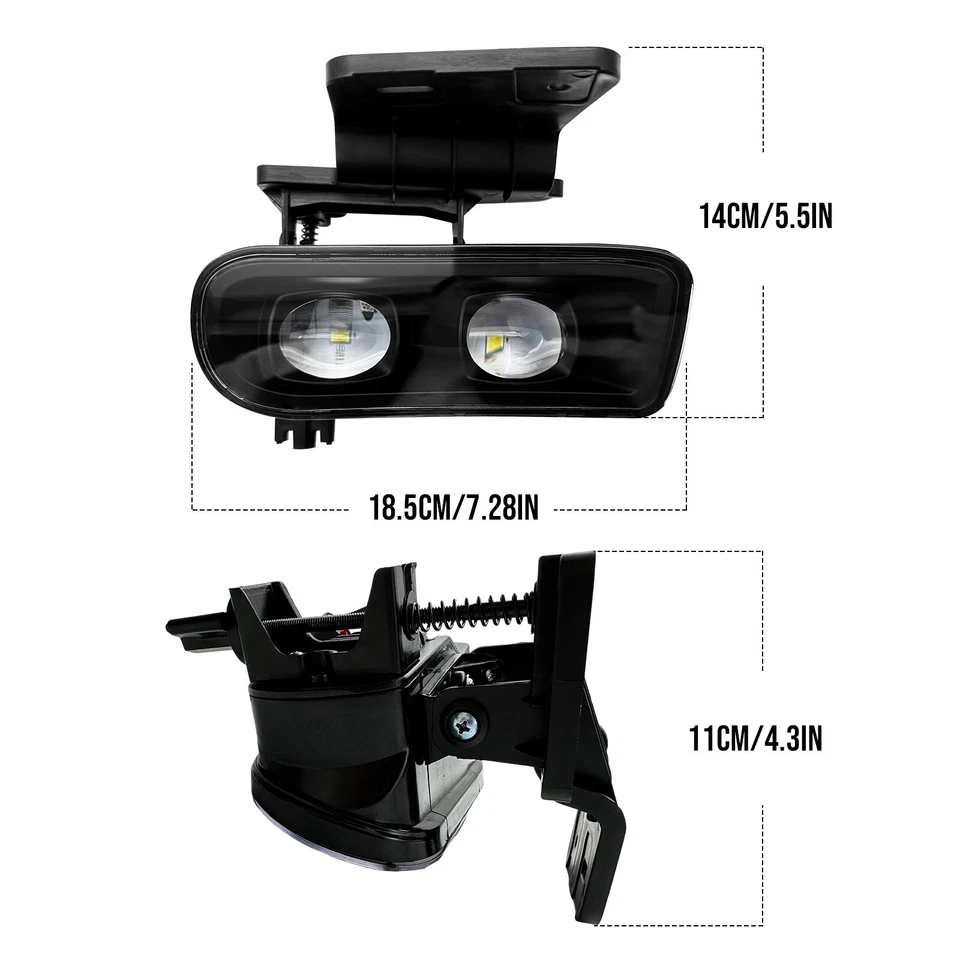 Luces antiniebla LED para Chevy Silverado 00-06 Tahoe Suburban 1999-2002 luces de parachoques Foto 2 de 4