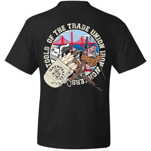 CAMISETA IRONWORKER | CAMISETA SOLDADOR | CAMISETA CUELLO AZUL | EQUIPO IRONWORKER | - Imagen 1 de 2