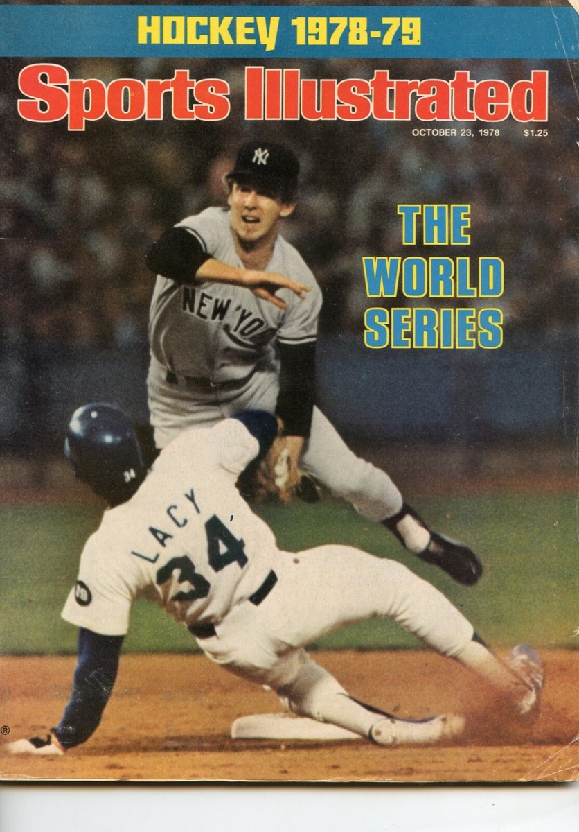 50s 60s ビンテージ Baseball ジャージ SPORTS ILLUSTRATED OCT 23 1978 BASEBALL COVER WORLD SERIES