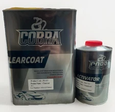 HIGH GLOSS & SOLIDS PROFESSIONAL CLEAR COAT GALLON WITH MEDIUM ACTIVATOR 4:1