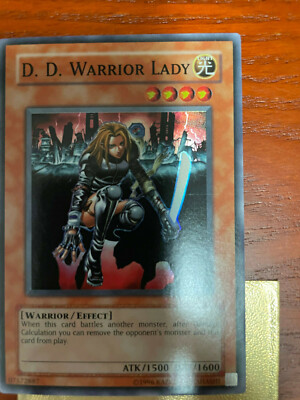 Yugioh D.D. Warrior Lady SINGLE USED EXCELLENT CONDITION SEE