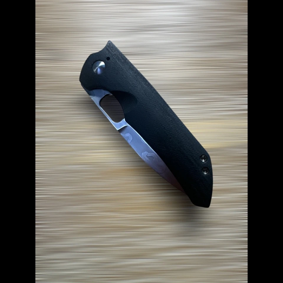 🔥🔥 Snyder Knives 定制 Ti Fighter Damasteel & Zurcuti — 第 4/4 张图片