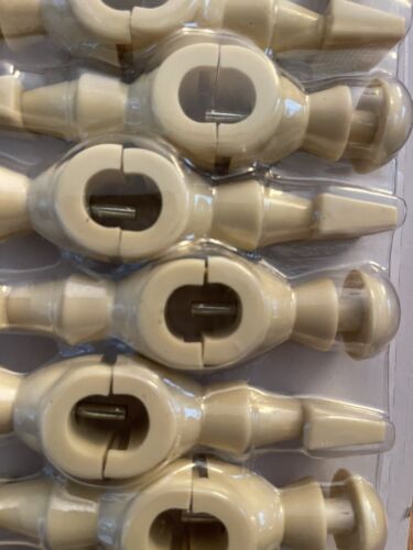 New FOOSBALL LOT 26 PCS Brown & Ivory Colors Men Players Parts - Picture 10 of 18