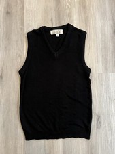 Made In USA Black Vest Medium M Great Condition