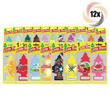 12x Packs Little Trees Single Variety Scent Hanging Trees  Mix  Match Scents 