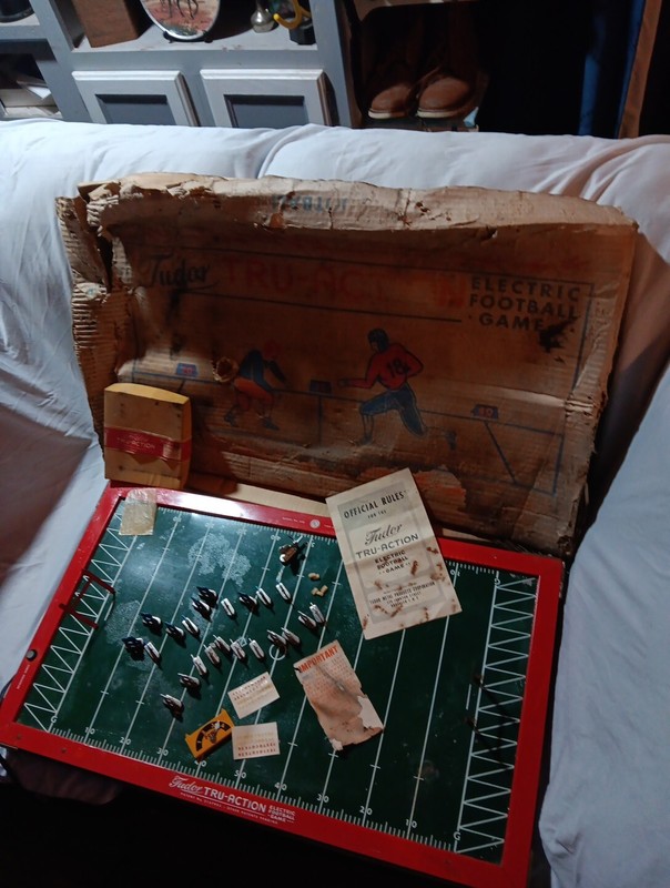 Vintage 1949 Tudor Tru-Action Electric Football Game Model 500