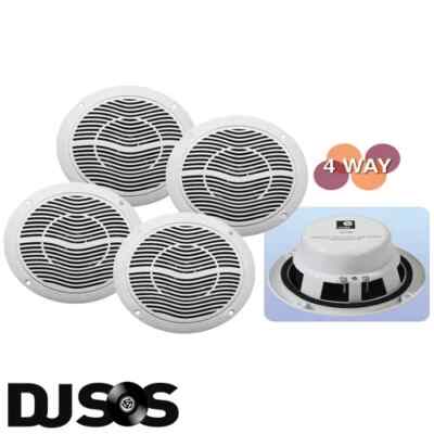 E-Audio 4-Wege Bluetooth Bad Küche Zuhause kommerzieller Deckenlautsprecher-Kit