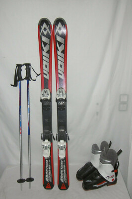 VÖLKL '' RACETIGER '' SKI JUNIOR ALLROUND CARVER 120 CM + SKISCHUHE GR.: 36 IM SET