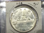 1954 Canada Silver Dollar BU   B1118