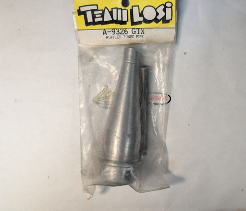 Vintage Team Losi GTX Muffler Tuned Pipe A-9326 9326 Nitro Truck RC Part
