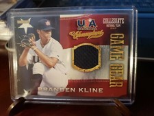 2013 USA Baseball Champions Game Gear Jerseys #6 Branden Kline   