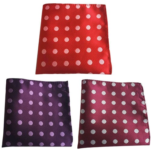3 Packs Men Stripe Flower Paisley Pocket Square Handkerchief Wedding Hanky - Picture 17 of 21