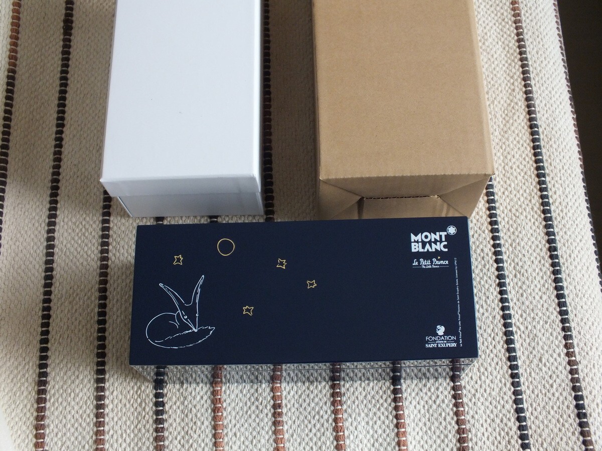 Montblanc Solitaire Petit Prince & Fox Pen & Ink Blue VIP box DHL