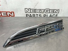 2012 Ford F250 Diesel Lh Driver Side Fender Emblem Bc34-25000a73-b Oem 478