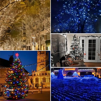 100-500 LED Weihnachten Fee Schnur Party Lichter mit 8 Modi + Timer + 10M Kabel
