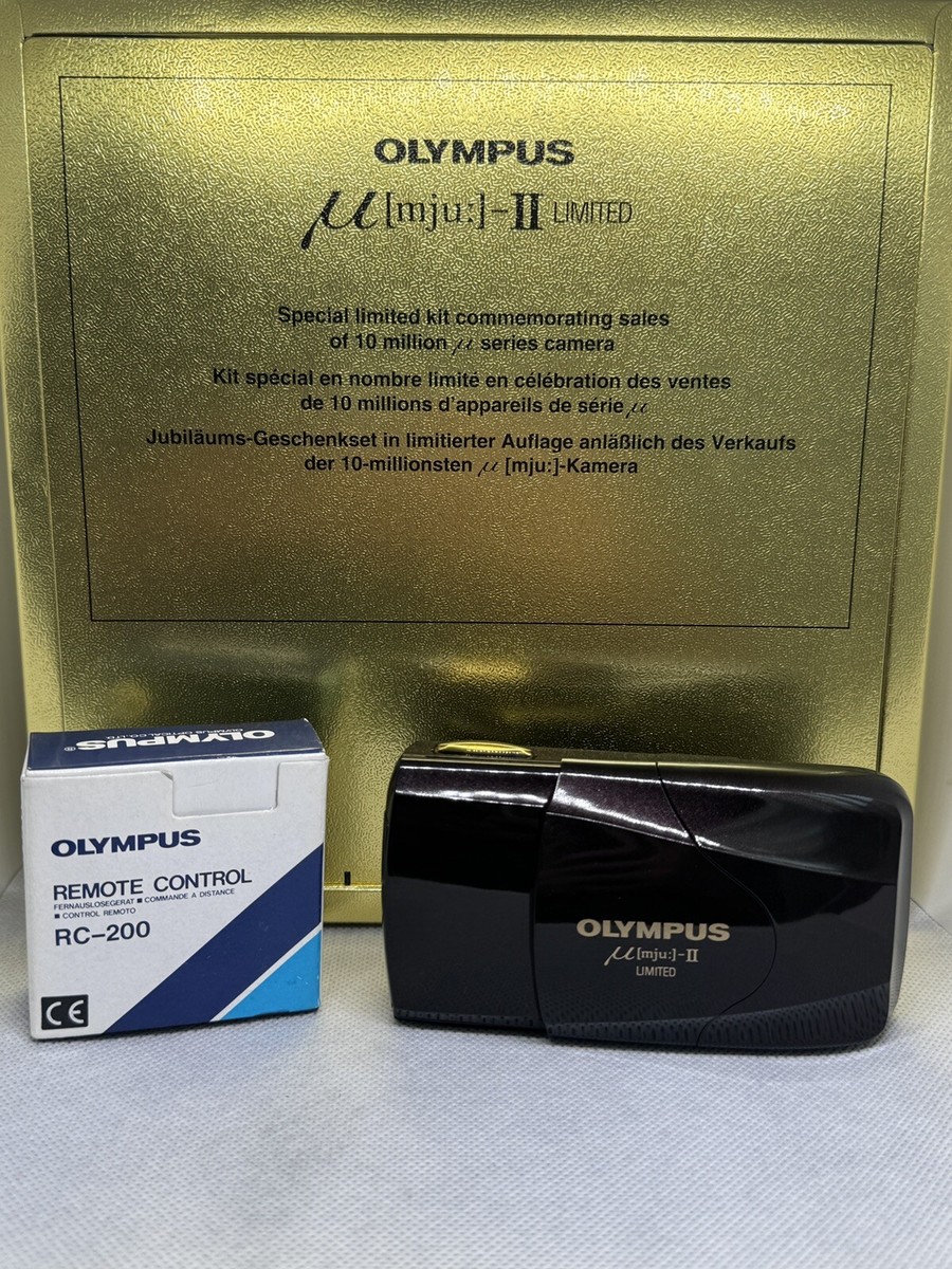 OLYMPUS μ[mju:]-II LIMITED ゴールドボックス OLYMPUS μ[mju:]-II LIMITED ゴールドボックス 中古】OLYMPUS